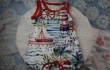 Newborn Boy’s Sleeves One-Piece Great Summer Romper   Photo Prop 1-3 Mo