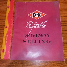 Vintage  1951 Dx Gas Service Station Attendent  Promo Literature