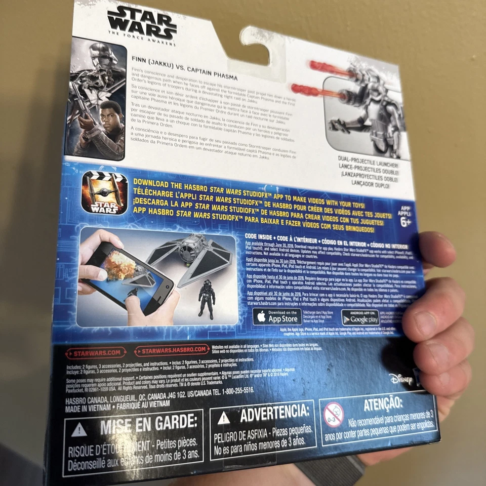 Star Wars Finn (Jakku) vs Captain Phasma 3.75" Figura Paquete de 2 Rogue One Totalmente Nuevo Foto 3 de 3