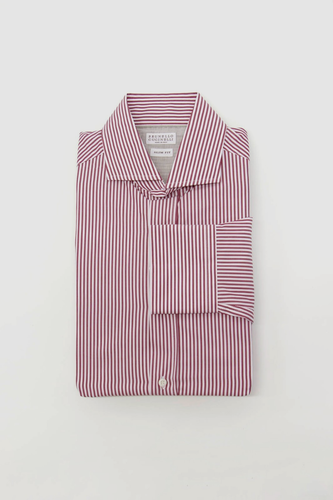 Camicia Brunello Cucinelli Uomo - Leisure Fit, 100% Cotone, Azzurro, Taglie XS, S, L - Nuova