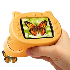 Handheld Digital Mini Microscope for Kids: 1000X 4K Portable Pocket 2.4" Scre...