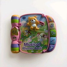VTech Baby Musical Rhymes Book Learning  Educational W Batteries Tested Works