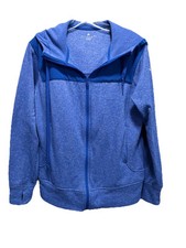 Adidas Climawarm Teen Zip Up Athletic Jacket Size Large 16-18 Pockets Logo