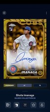 Topps Bunt Gilded Collection 24 Shota Imanaga Yellow Signature Legendary DIGITAL