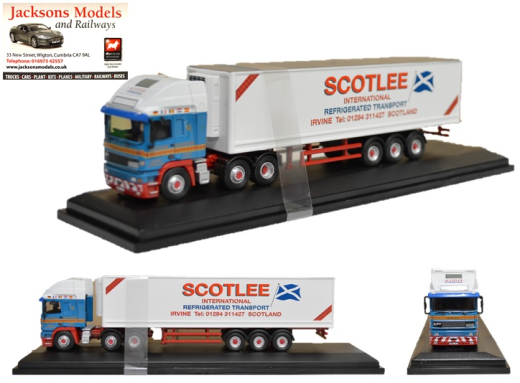 Oxford 76EC001 ERF EC Olympic 40ft Fridge Scotlee 1:76 Scale