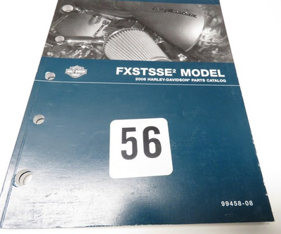 #ad NEW Harley Davidson 2008 FXSTSSE2 Screamin Eagle Parts Catalog 99458 08 $30.00
