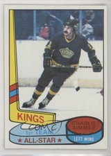 1980-81 Topps Scratched Charlie Simmer #83 7sd