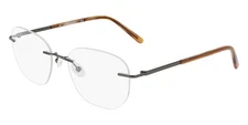 New Marchon Airlock Pure PROSPER 203 210 Brown Eyeglasses 53/18/140