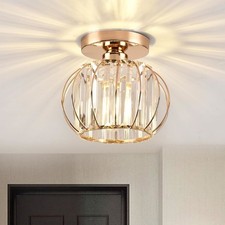Modern Ceiling Light Crystal Pendant Lamp Hallway Dining Room Bedroom Chandelier