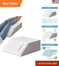 Elevate Your Comfort: Anti-Slip Memory Foam Leg Pillow for Foot and Knee Support