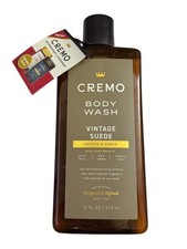 Cremo Body Wash Vintage Suede Smooth & Amber Men’s Shower Gel 16 fl oz 1.03 per gallon