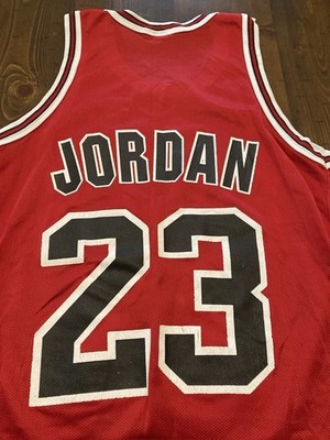 Champion Michael Jordan Chicago Bulls Basketball Jersey Adult Sz
