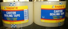2 rolls of Tape It 3" 2.83" x 110 yds Carton Sealing Packing Tape