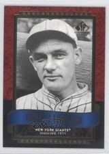 2003 SP Legendary Cuts Rube Marquard #110 HOF 0b5