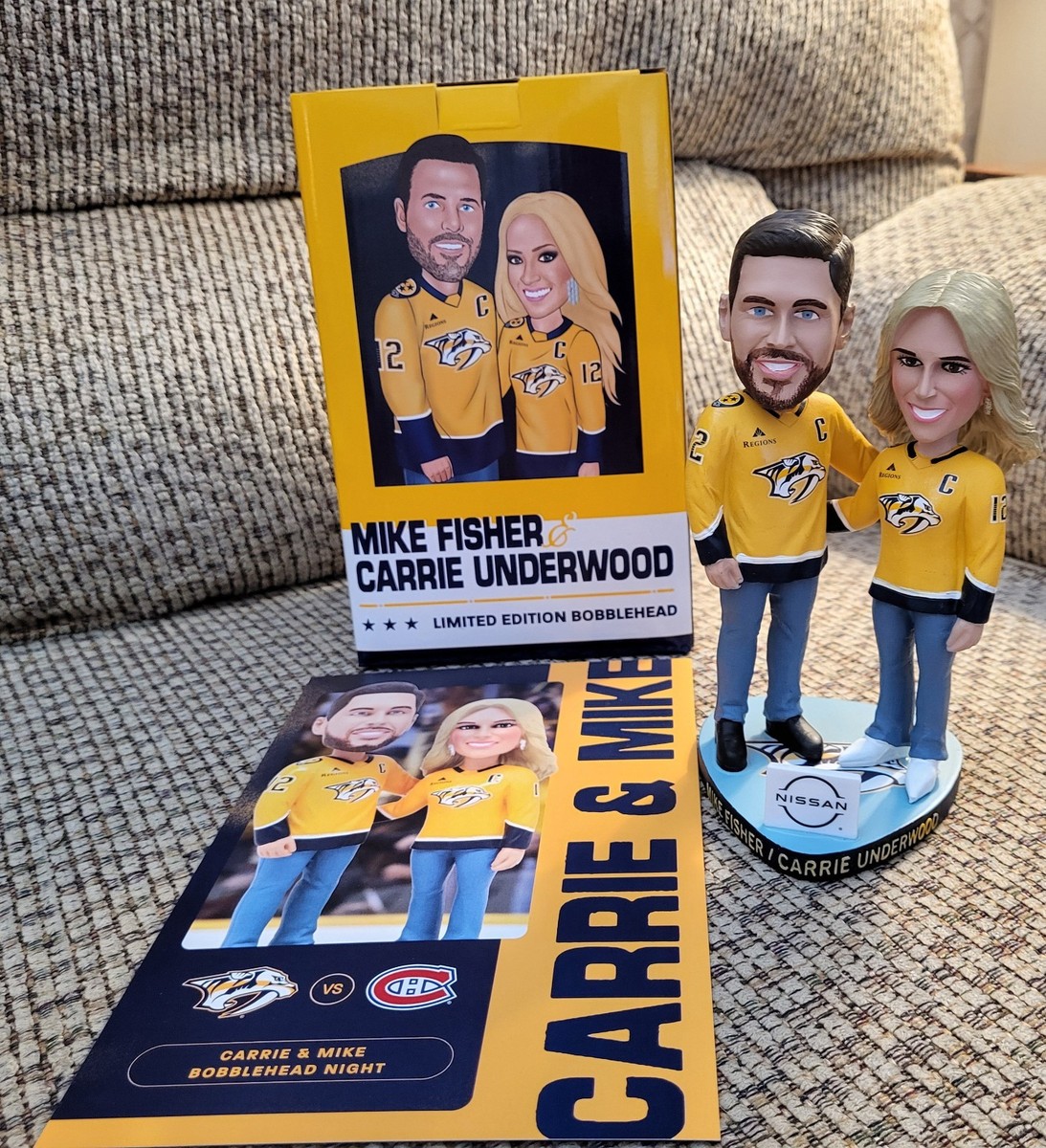 Mike Fisher & Carrie Underwood Nashville Predators Music City