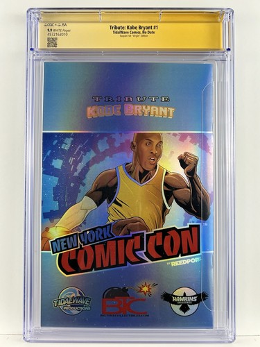 Tribute: Kobe Bryant #1 CGC 9.9 Signed and Remarque By Mico Suayan Foil 30/75 - Picture 2 of 2
