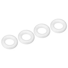 1.8 Inch Foam Wreath Forms Round Craft Rings for DIY Art Crafts Pack of 4