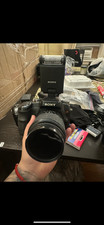 Sony Camera black in great condition with different lens and attachments availa