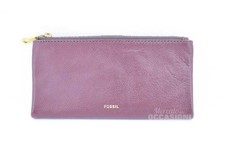 Portefeuille Femme Fossil Bordeaux
