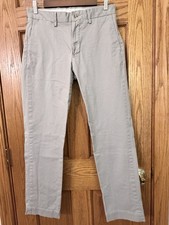 Polo Ralph Lauren Men  s Stretch Straight Fit Gray Chino Pants 30x30
