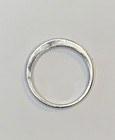 925 Sterling DS CZ Anniversary Ring Sz 7.75 — photo 7