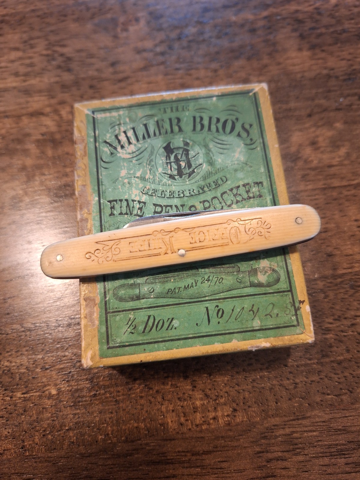 Miller Bros Office Knife Antique Vintage