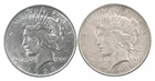 1924 & 1924 & Peace Silver Dollar $1 Bullion Collection Lot *867
