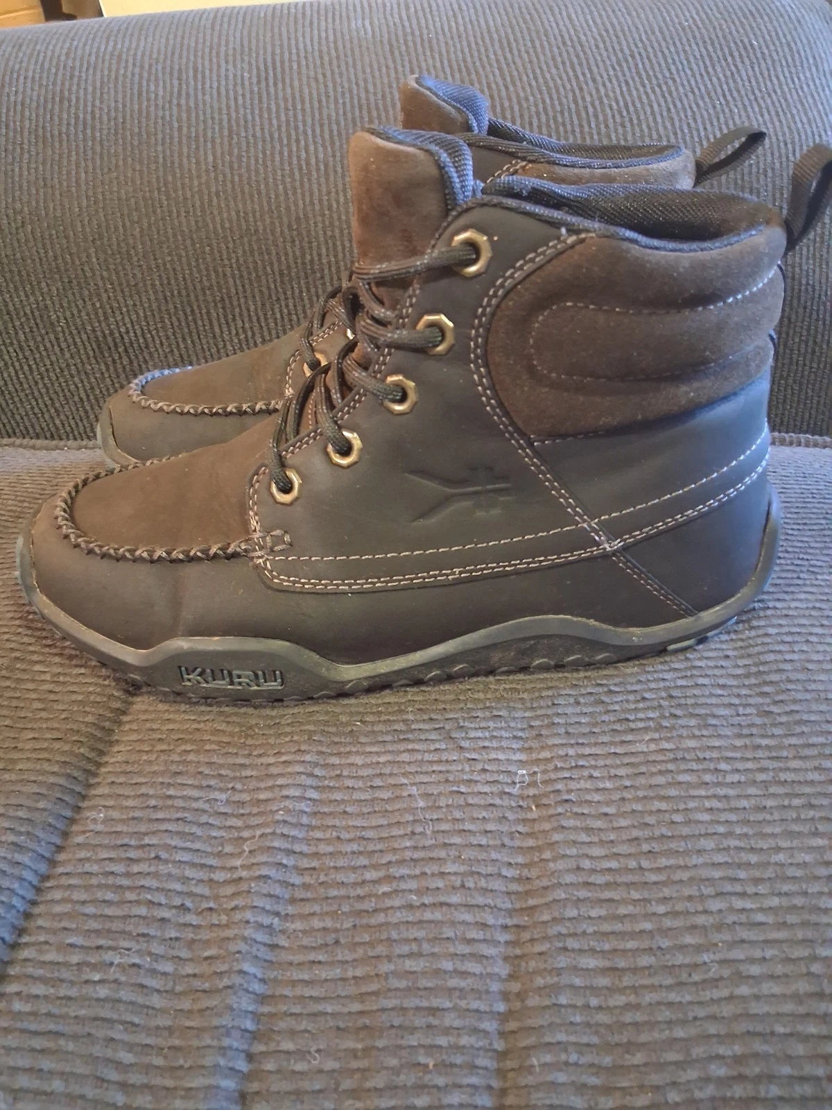 KURU Quest Men's Brown Leather Ankle Lace Up Camp Hiking Boots SZ 7