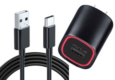 For Galaxy S23/S24/S25/Plus/Ultra/Edge - Home Charger 2.4A USB Cable TYPE-C 6ft