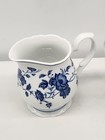 Royal Meissen Blue & White Floral Fine China Creamer & Sugar Bowl Mint — photo 6