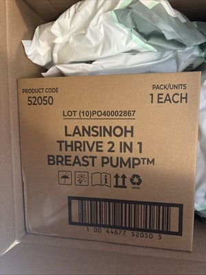 Lansinoh Thrive 2-in-1 Breast Pump - NIB