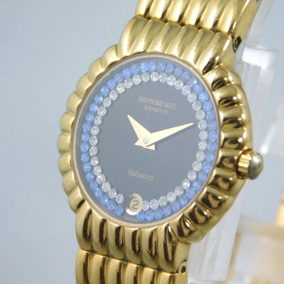 Raymond Weil 4705 Nabucco High Grade 18k Gold Plated & Sapphire