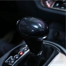 For Kia Forte K3 2014-2018 Carbon Fiber Console Gear Shift Knob Cover Trim