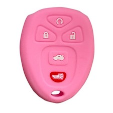 Key Fob Cover for Chevy GMC Hummer: 5 Buttons Key Fob Case Fit for Chevy Trav...