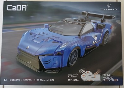 Cada C51089W Maserati GT2 Klemmbaustein Bricks Set Sportwagen RC Modell