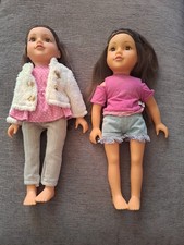 2 Designafriend Dolls With Outfits