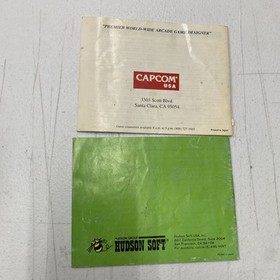 Disney Adventures In The Magic Kingdom & Adventure Island NES Manual ONLY