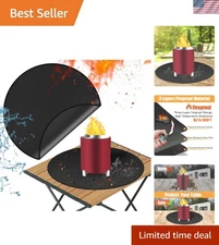 18.5in Fireproof Fire Pit Mat - Compatible with Solo Stove Mesa & XL Accessory