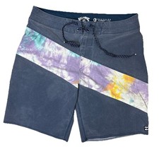 Billabong Recycler T Street Pro Boardshorts Tie Dye Size 32 Surf Swim