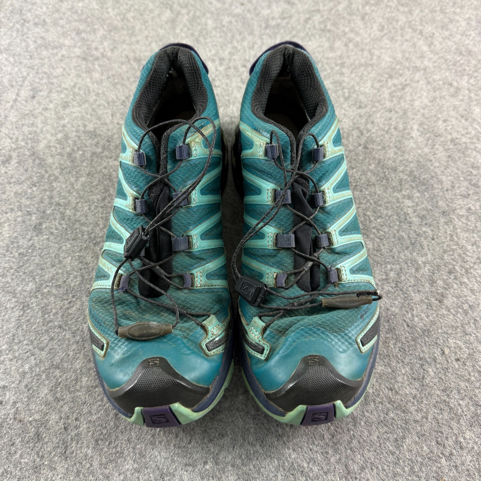 Scarpe da trail running Salomon XA Pro 3D da donna UK 4 5 Gore Tex verde viola