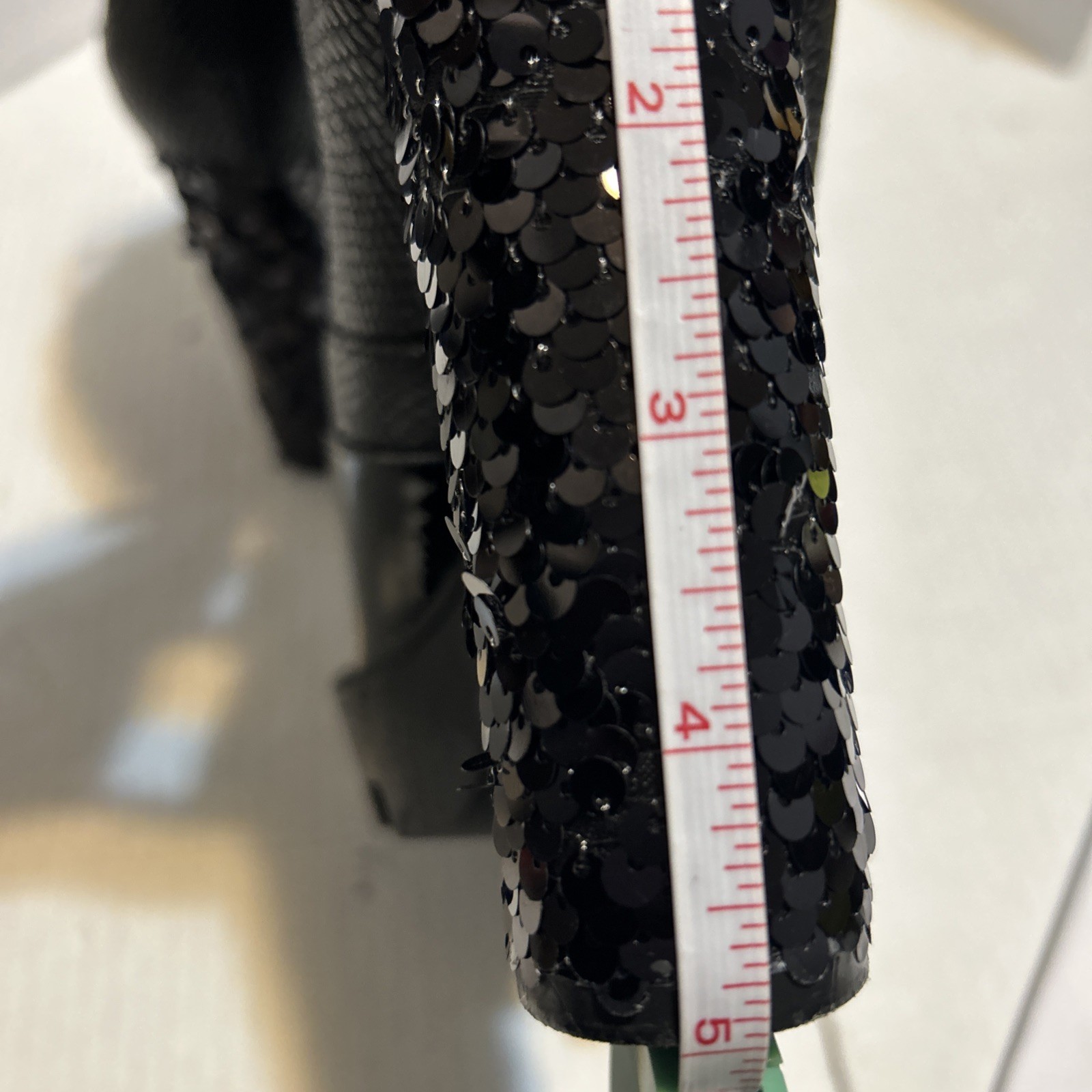 Cape Robbin Nell Blk Sequence, Platform, Chunky B… - image 10