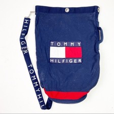 Tommy Hilfiger Vintage Gym Sling Duffle Bag Spellout