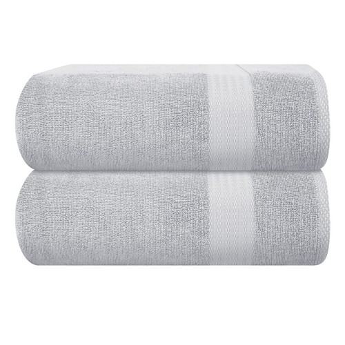 Premium Cotton Oversized 2 Pack Bath Sheet 35x70-100% Pure Cotton - Ideal for...