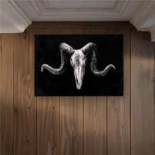 Begin Home Decor CODM1724UMHI8V 17 x 24 in. Skeleton Skulls Grunge Style Door...