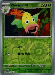 Weepinbell 070/165 Reverse Holo Common Scarlet & Violet 151