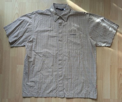 O´Neill Casual Hemd Kurzarm Sommer beige kariert Baumwolle XXL ONeill