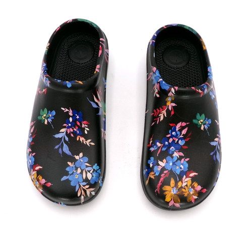 Totes Women's Clogs Flowers Ultra Tough Super Comfy Light Weight Durable size 8 - Picture 2 of 9