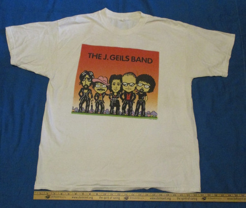 Vintage The J. Geils Band Great American House Party Tour 99 T-Shirt XL? White