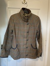 Dubarry Ladies Bracken Tweed Buttoned Jacket Uk 10
