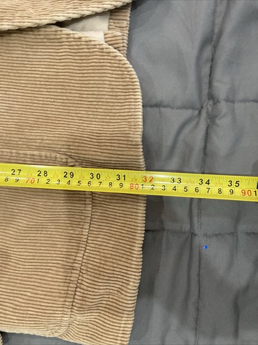 Vintage Jordache Corduroy blazer elbow patches sports coat Tan Beige Brown - Picture 12 of 18